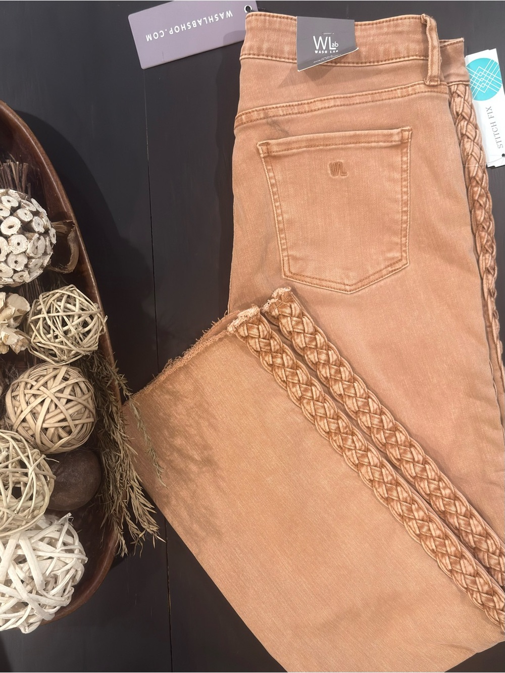 Women’s Braided Waist Jeans